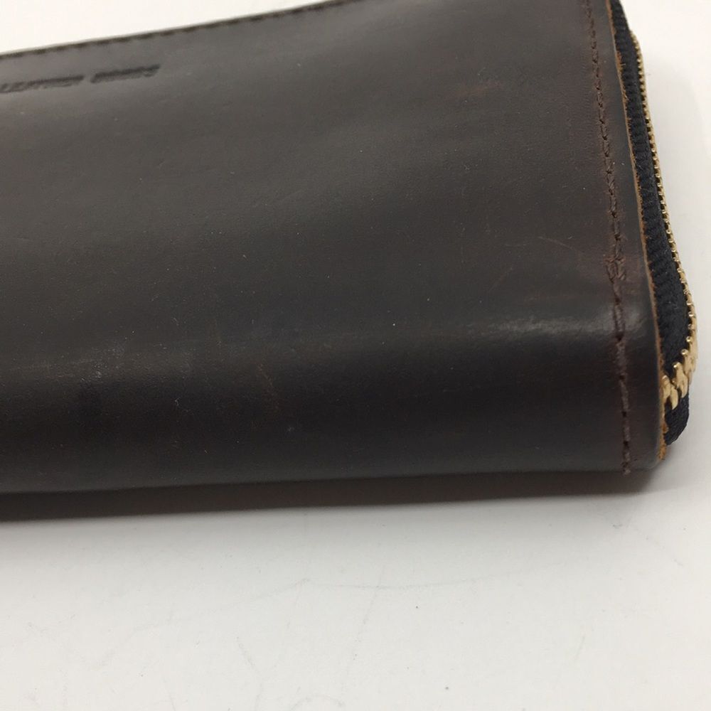 Portland Leather Goods Grizzly Zip Around Accordion Long Wallet - Picture 9 of 17